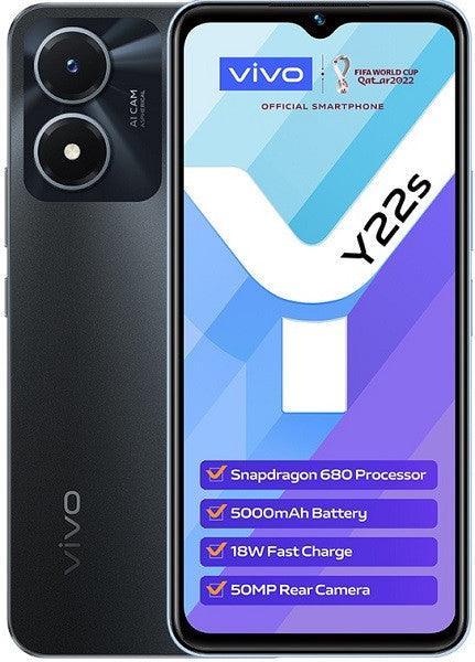 Vivo Y02s Dual Sim 32GB Fluorite Black (3GB RAM) - Triveni World