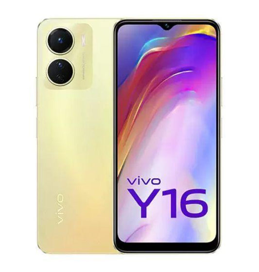 Vivo Y16 (4GB/64GB | Gold) - Triveni World