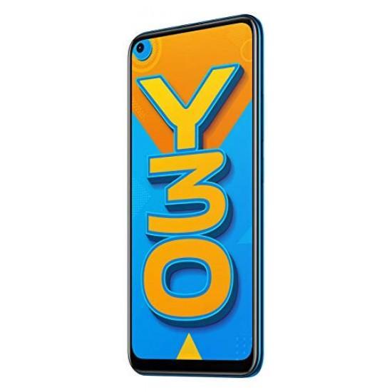 Vivo Y30 (Dazzle Blue, 6GB RAM, 128GB ROM) Refurbished - Triveni World