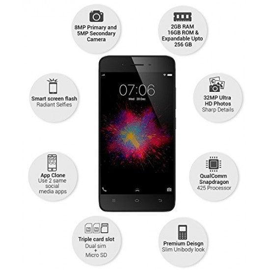 Vivo Y55s (Matte Black, 16 GB, 3 GB RAM) Refurbished - Triveni World