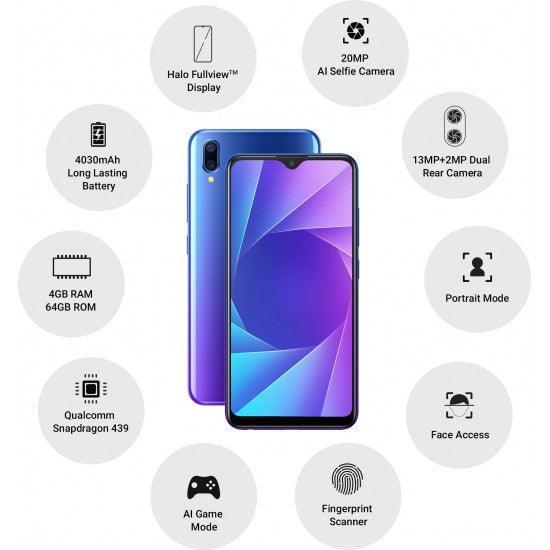 Vivo Y95 (Nebula Purple, 128 GB)  (6 GB RAM) refurbished - Triveni World