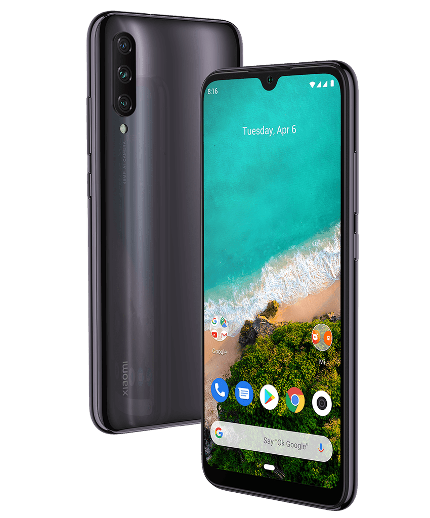 Xiaomi Mi A3 (Kind Of Grey, 6GB RAM, 128GB Storage) - Refurbished - Triveni World