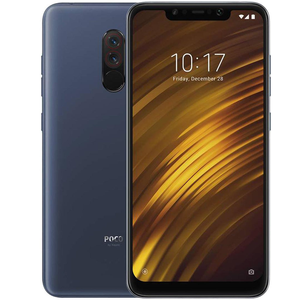 Xiaomi Poco F1 (Steel Blue, 6GB RAM, 128GB Storage) - Refurbished - Triveni World