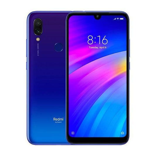 Xiaomi Redmi 7 (Comet Blue, 2GB RAM, 32GB Storage) - Refurbished - Triveni World