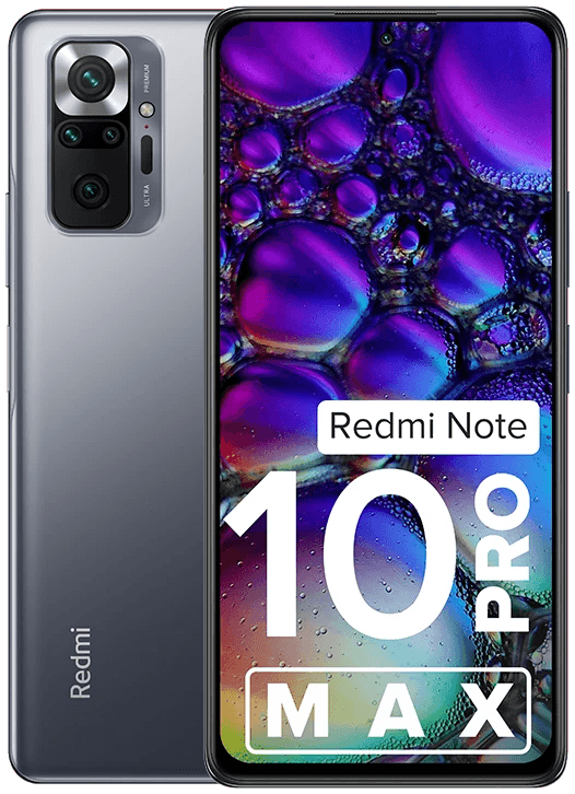 Xiaomi Redmi Note 10 Pro Max (Dark Night, 8GB RAM, 128GB Storage) - Refurbished - Triveni World