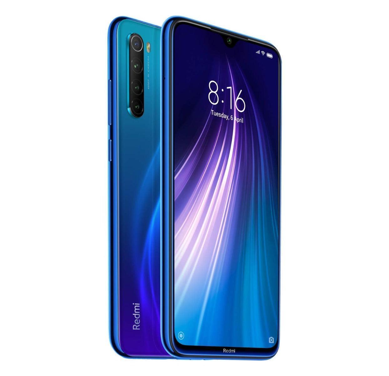 Xiaomi Redmi Note 8 (Blue, 4GB RAM, 64GB Storage) - Refurbished - Triveni World