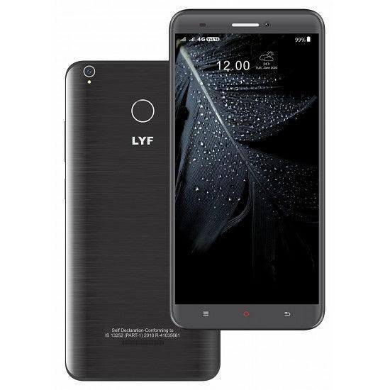 Xifo LYF Water 7s (3GB RAM, 16 GB Storage) 4G Smartphone in Black Colour - Triveni World